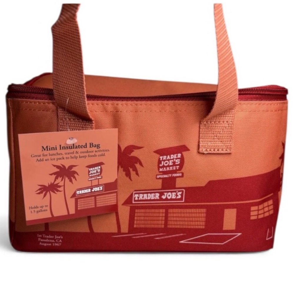 Trader Joe’s mini insulated tote- PEACH